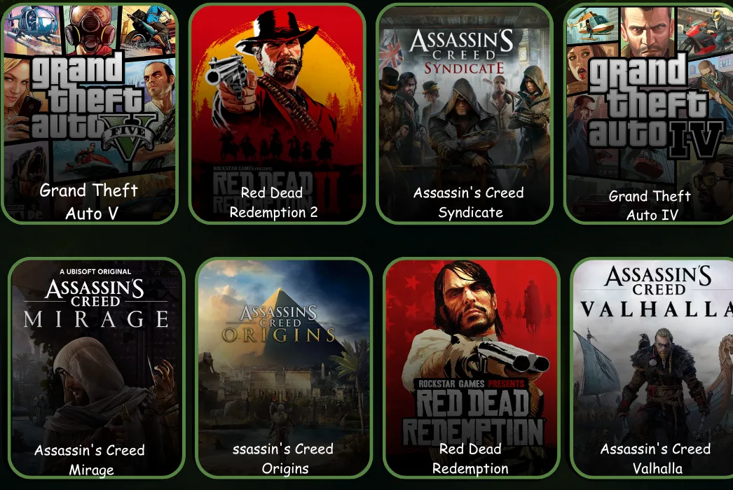 أغلفة ألعاب حقيقية من بكجات STEAMORY